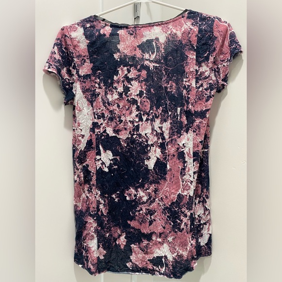 Preloved simply Vera Wang print top size S - Picture 3 of 3